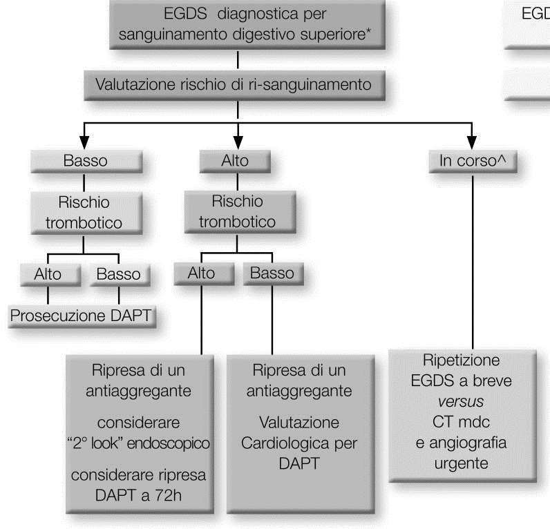 in sintesi EGDS per sanguinamento superiore Stima del rischio di