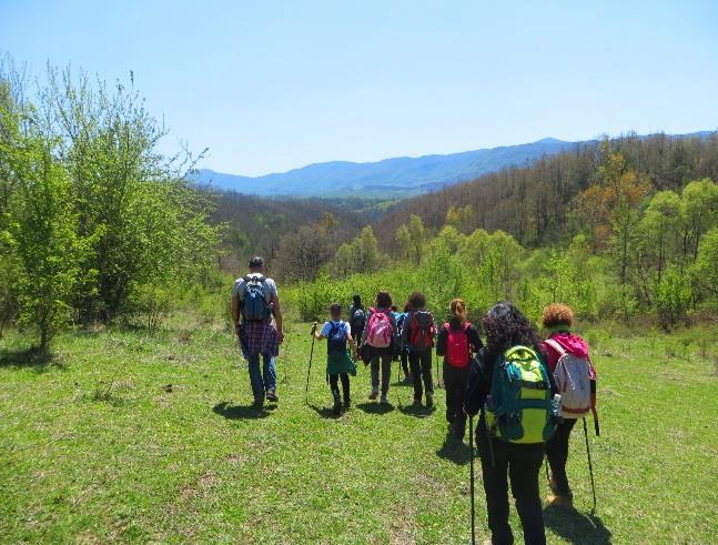 Cosa proponiamo: 75 km in quattro tappe.