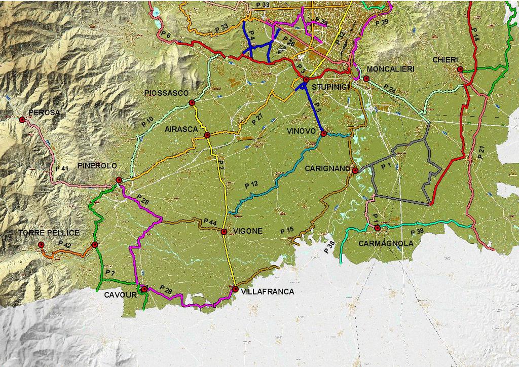Piano provinciale delle piste ciclabili Stato di attuazione e