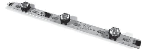 since 1945 Optostrip OSV20/L3 OSV20/300/L3 16 20 OSV20/300/LP30/L3 300 Strip con 3 LED di potenza, disponibile anche con lenti da 30. Provvista di terminali di connessione.