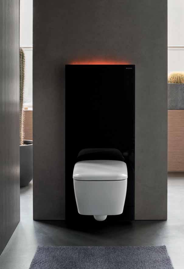 Geberit Monolith Plus per WC, 114 cm. Comfort e design.