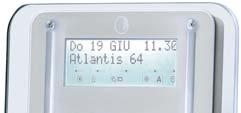 Tastiera a display con retroilluminazione temporizzata, per la totale gestione e programmazione delle centrali della serie G- 820, J-SYS e ATLANTIS.