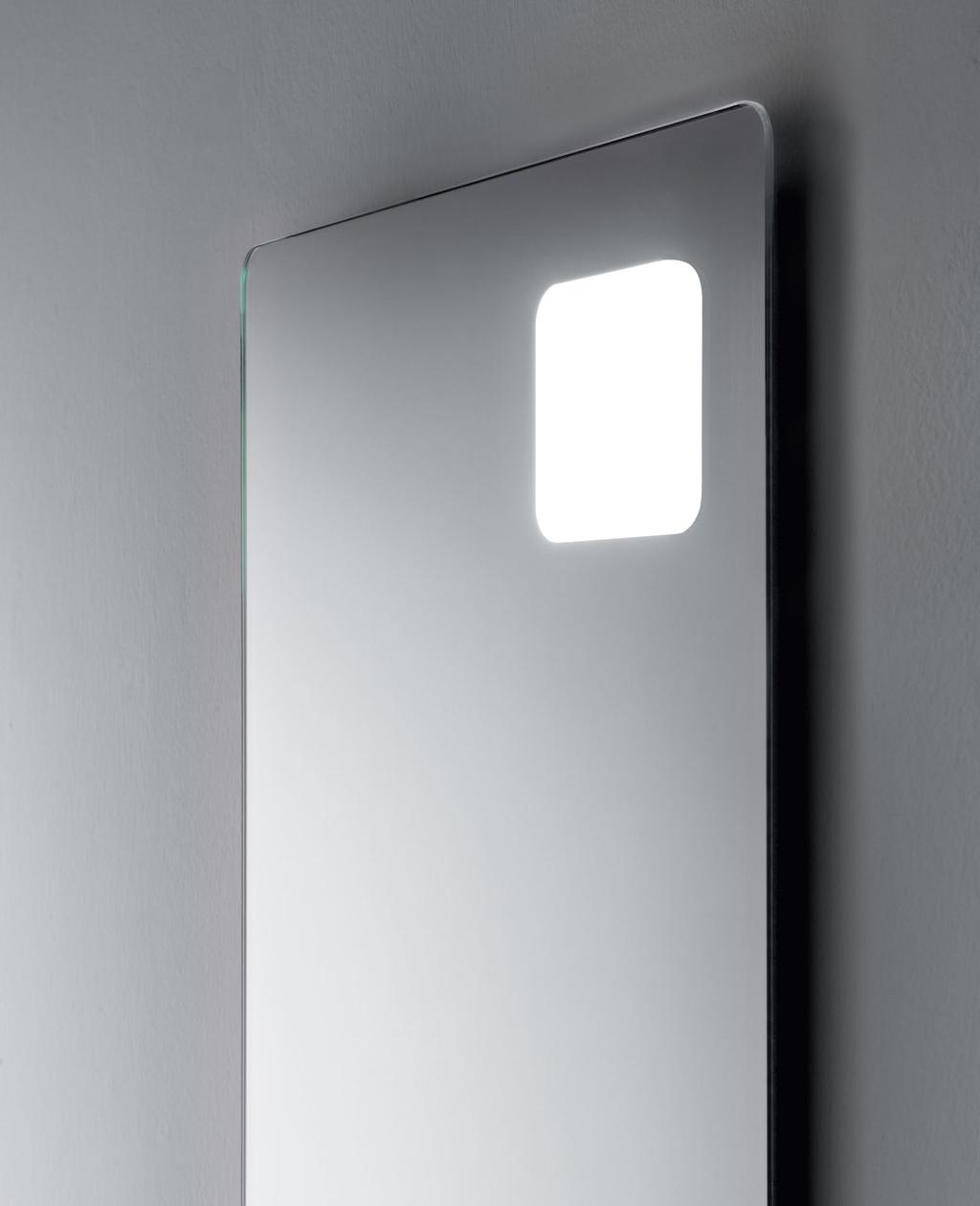 SPECCHIERE CON ILLUMINAZIONE OLED MIRRORS WITH OLED LIGHTING Falper Design + Salvatore Indriolo