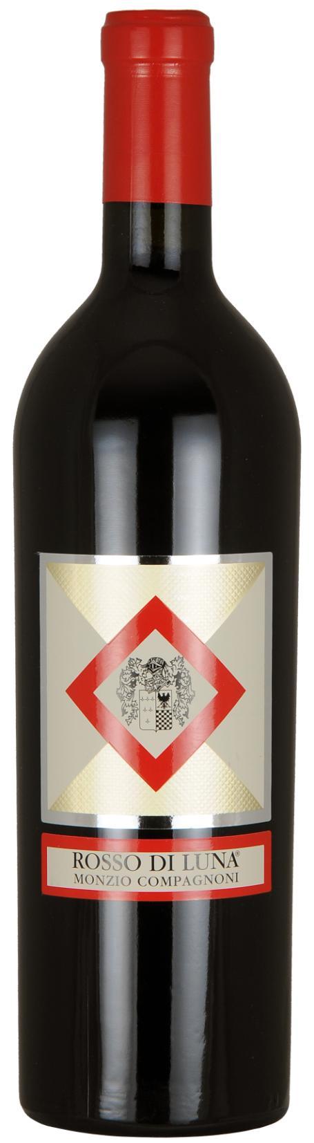 Rosso di Luna Valcalepio Rosso D.O.C. 2010 Denominazione di Origine Controllata: Valcalepio Rosso Uve: 60% Cabernet Sauvignon, 40% Merlot. Produzione annua: 7.