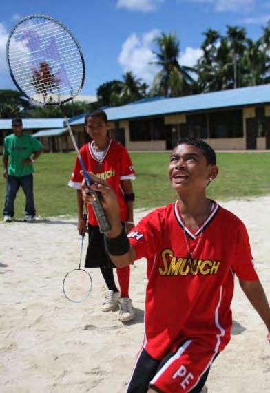 Il badminton aiuta a sviluppare le abilità sportive.