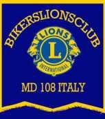 BIKERS LIONS CLUB MD 108 ITALY MOTORADUNO DAGLI