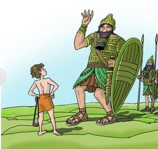 Forza vs Fortezza: Davide e Golia La storia di Davide e Golia è narrata nella Bibbia. Si svolge intorno al 1000 a.c.