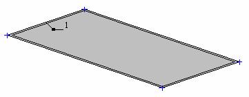 pagina: 479 Base del fondamento Vista/Proiezione/ Xy Seleziona nel menu superiore Geometria / Oggetti /Polilinea: contorno SPM sul bottone Geometria Posizionare il cursore nel campo verde, passare