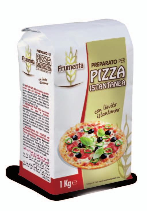 PREPARATI PER PIZZA Preparato per Pizza Verace * Per pizza e focaccia * Con lievito naturale madre Miscela studiata appositamente per ottenere un'ottima pizza fatta in casa con farina di grano tenero