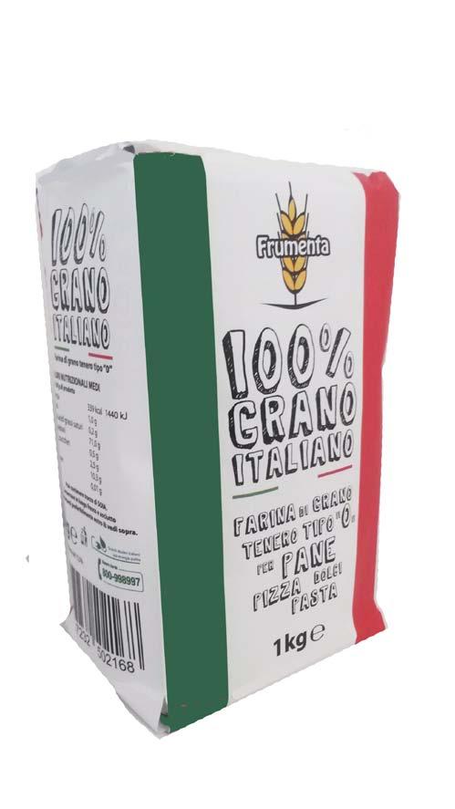 FARINE GRANO ITALIANO Farina tipo "0" 100% grano italiano * Per tutti gli usi in cucina Farina di grano