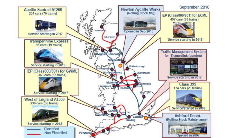 1.3 Hitachi Rail Europe (UK): Intercity & Regionali Dopo I treni IEP, Hitachi Rail ha