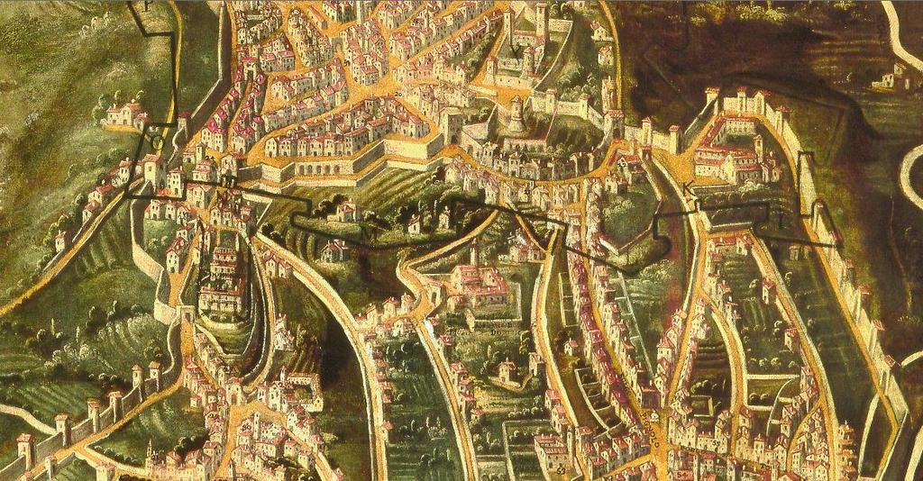 Bergamo nella carta di Alvise Cima (1643 1710), la