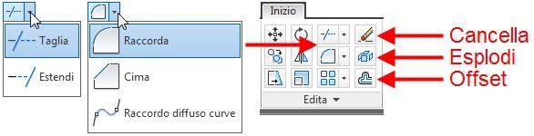 Nel disegno tradizionale l utilizzo del tecnigrafo permette la definizione delle linee tramite distanze relative, misurate rispetto a direzioni prefissate, creando linee di costruzione e intersezioni