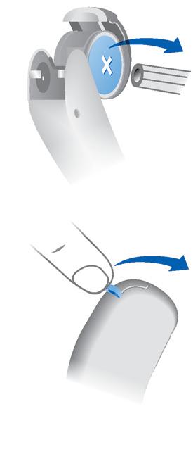 Sostituzione delle batterie Rimozione della batteria: XXAprire l'alloggiamento della batteria.