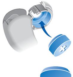 Inserimento della batteria: XXSe la batteria presenta una pellicola protettiva, rimuoverla solo al momento di utilizzarla.