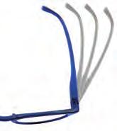 Round con astina aperta Cerniera delle aste con meccanismo flessibile a molla Kit/espositore con n. 24 confezioni di occhiali.