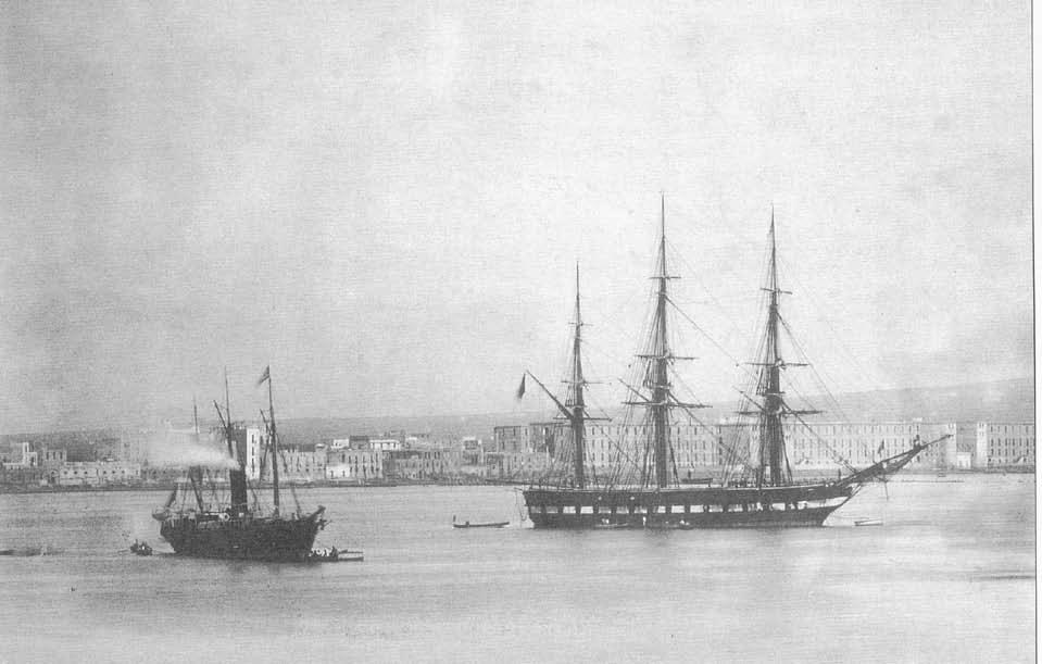 Storia di una Nave La fregata Hautecombe entro in servizio ai primi giorni di ottobre del 1828, quando compì la sua prima missione fra Genova e Cagliari.