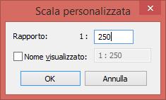 potrebbe essere la scala 1:250.