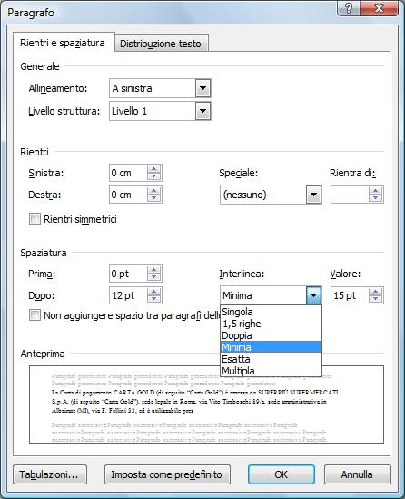 AM3 Elaborazione testi livello avanzato 11 Figura 3.5 Finestra di dialogo Paragrafo, scheda Rientri e spaziatura. AM3.1.2.2 Applicare, rimuovere le opzioni di impaginazione di paragrafo.