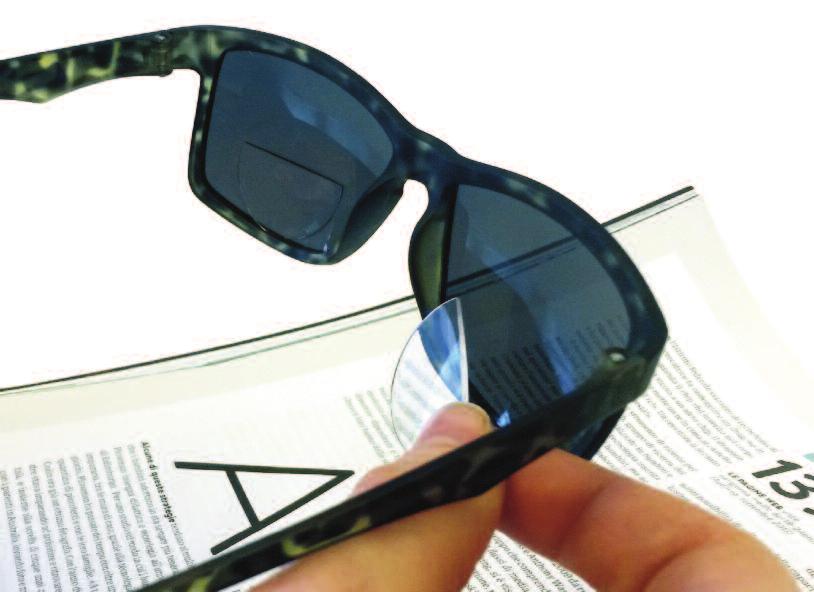 Segmenti addizionali ingrandenti Migliorano la visione e la lettura da vicino.