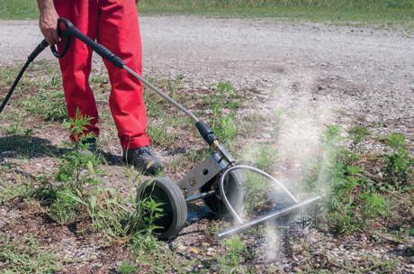 treatment Repeated weed removal treatments by BWK, generally 4-5 times per season, will weaken the weeds' roots from the second year to reduce their re-growth and eventually cause their destruction