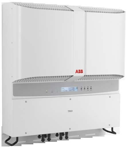 INVERTER DI STRINGA 17 ABB PVI10.0/12.5TLOUTD Diagramma a blocchi.1().2().1().2() MPPT 1 (DC/DC) Bulk caps Inverter (DC/AC).1().2().1().2() Line filter Grid parallel relay L1 L2 L3 N IN2.1() IN2.