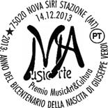 N. 1374 RICHIEDENTE: Associazione Culturale MusicArte SEDE DEL SERVIZIO: Oratorio Nova Siri 75020 Nova Siri Scalo (MT) DATA: 14/12/2013 ORARIO: 16.00-20.00 Struttura competente: Poste Italiane / U.