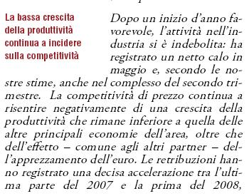 straniera (20/9) - G-7: pronti ad agire per garantire la stabilità finanziaria (22/9) 2) The Economist - Wait and See la FED sostiene che la crisi finanziaria non ha ancora danneggiato profondamente