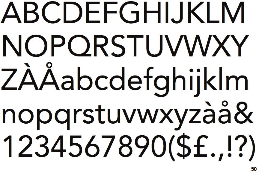 Il font Avenir è un sans-serif progettato da Adrian Frutiger e rilasciato nel 1988 da Linotype GmbH. La parola avenir in francese significa "futuro".