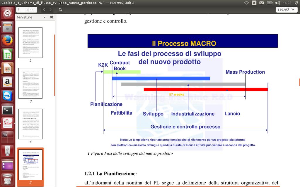 Industrializzazione È una fase del processo di sviluppo prodotto che si svolge in parallelo a quella di sviluppo (questo per