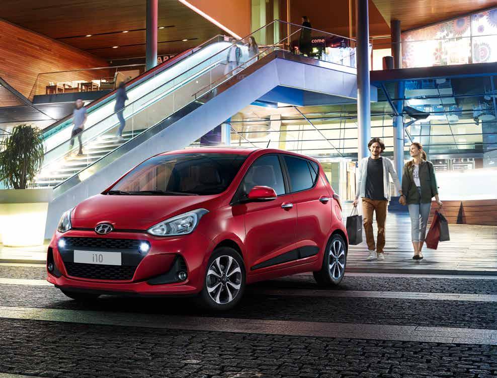 Tutto lo spazio di cui hai bisogno Lo spazio che troverai nella Hyundai i10 ti sorprenderà.