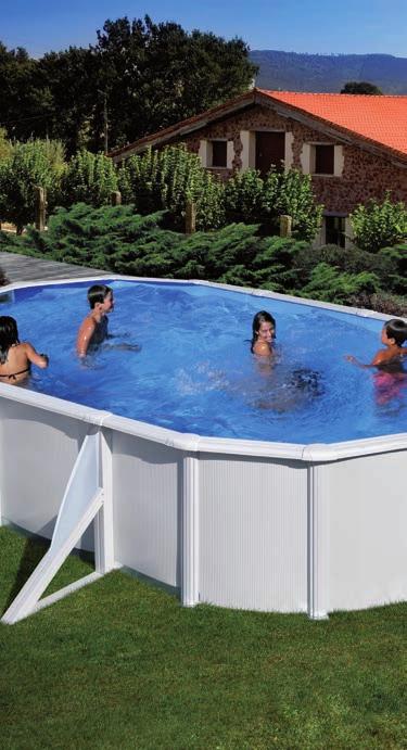 PISCINE LA PISCINA CHE FA PER TE Scegli il tuo modello nel nostro ampio assortimento di piscine fuori terra a marchio Gre.