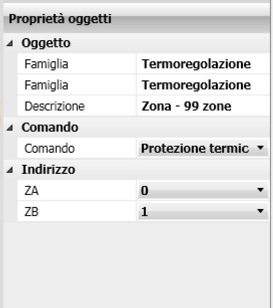 MH0 Configurazione ZONA - 99 ZONE Se l oggetto viene trascinato nei campi Start oppure Stop appare la seguente maschera, nella quale è possibile definire la condizione della zona che attiverà lo