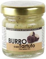 I CONDIMENTI CONDIMENTS BURRO CON TARTUFO Ingredienti caratterizzanti: burro, tartufo d estate (Tuber aestivum Vitt.).