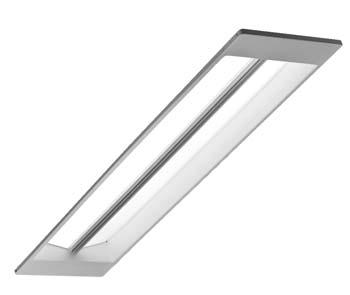 CR14 TM Plafoniera da incasso a LED 295 mm x 1195 mm CR14 TM CR14 PLAFONIERE DA INCASSO La plafoniera da incasso a LED CR14 assicura fino a 5000 lumen di flusso luminoso con Indice di Resa Cromatica