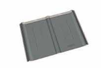 PREFA Tegola per tetto DATI TECNICI TEGOLA PREFA Materiale Dimensioni alluminio preverniciato spessore 0,7 mm, Due