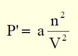 Questa forza è proporzionale al numero di molecole che circondano una data molecola vicino alla parete, quindi è proporzionale alla densità del gas.
