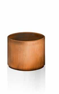 Cylinder Cilinder Acciaio Corten Cor-ten Fioriera di forma cilindrica, realizzata in corten o acciaio inox aisi 304 satinato o verniciato, particolarmente indicata per l utilizzo in terrazze,