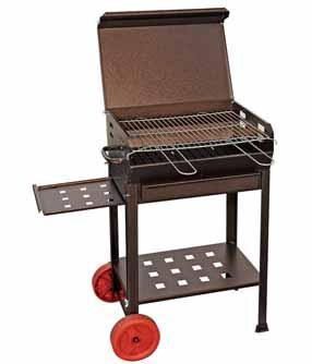 8037110 PZ 1 1 cm 60 x 80 x H 90 216,00 45795 BARBECUE A CARBONE VANESSA In ferro verniciato.