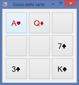 Se le carte sono tutte dello stesso seme si pareggia (non si perde e non si vince) Se le carte sono tutte dello stesso valore si vince il doppio della posta Se le carte sono tutte dello stesso valore