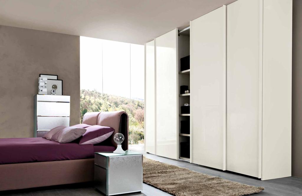 armadio/wardrobe IL GUARDAROBA struttura/structure: LUCIDO frontale/frontal door: