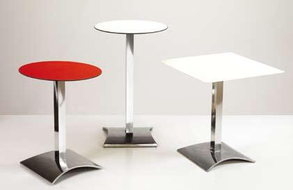 EGO - SPACE ZEUS EGO Telaio tavolo con base in fusione d alluminio 450x450mm, colonna in tubo d alluminio 60x60mm.