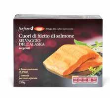 FILETTI SALMONE 250 g 4,49 al kg 19,96 25 % 1,04 al