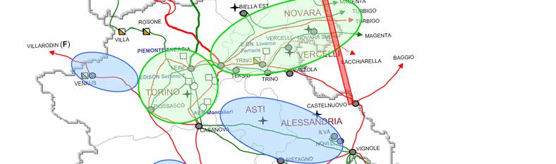 notevoli problemi di sicurezza di esercizio, prevalentemente in relazione al rischio di indisponibilità di elementi di rete primaria (condizione N-1) che conseguentemente possono determinare