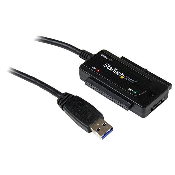 Cavo Adattatore USB 3.0 a SATA o IDE per Disco rigido 2,5"/3,5" HDD / SSD - Cavo Convertitore USB3.0 a SATA o IDE Product ID: USB3SSATAIDE Il cavo adattatore USB 3.