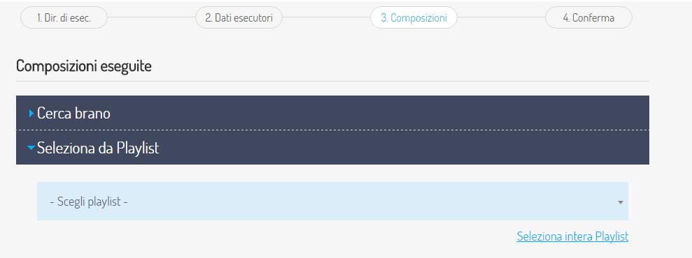 Spunta i brani che ti interessano; 4. Clicca sul tasto «AGGIUNGI». Oppure: 1.