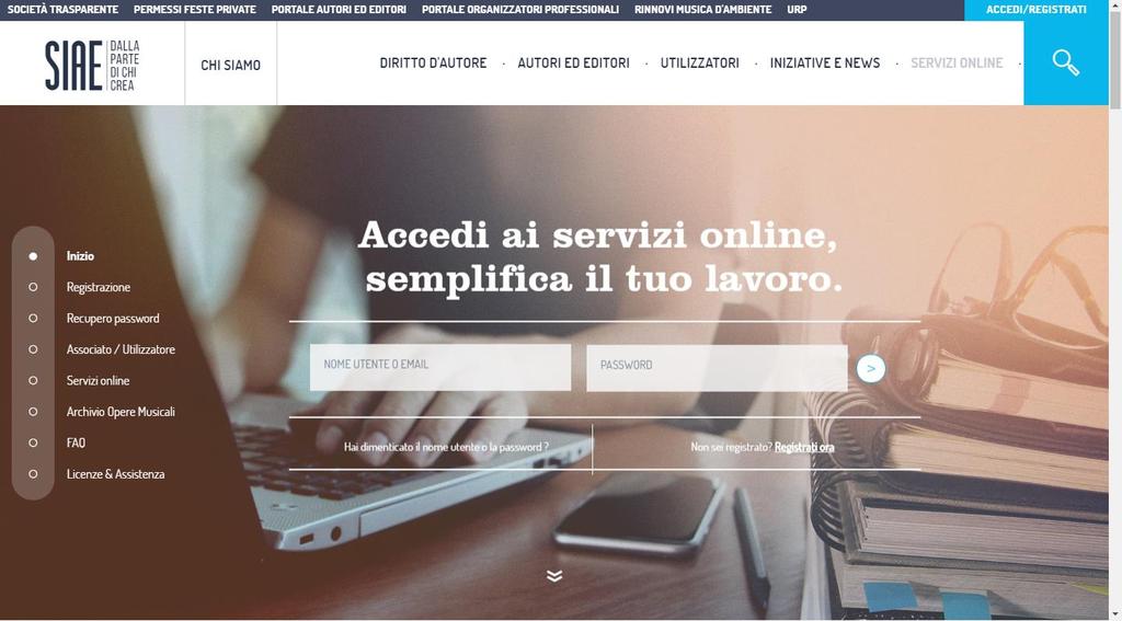 Passo 1: accedi ai Servizi Online Come: 1.