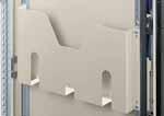 l piano disegni L=800 può anche essere montato su una porta laterale L = 000. Materiale: lamiera di acciaio,5 mm. initura: verniciatura a polvere epossidica RL 7035.