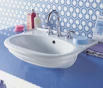 ELLADE Codice - Articolo e descrizione/code - Article and description Packing Kg Bianco 140008901 - D 90 LAVABO