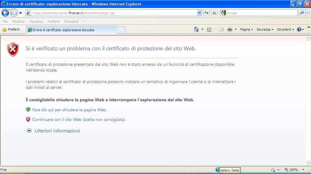 Istruzioni attivazione certificati malattia online Accesso Utente www.sistemats.